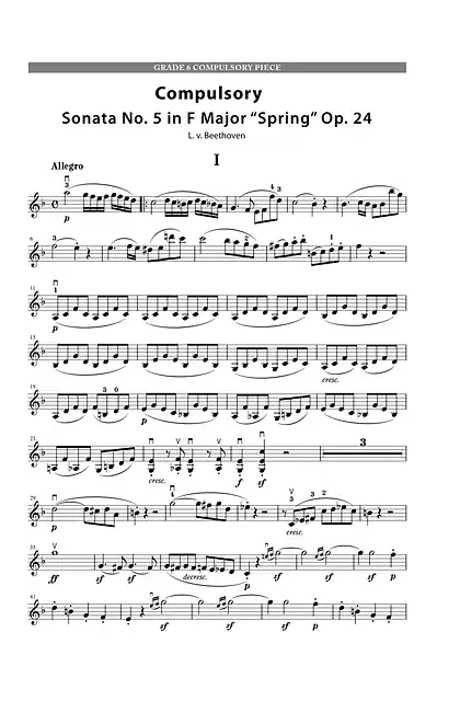 yamaha雅马哈Compulsory Piece Grade 6 Scores